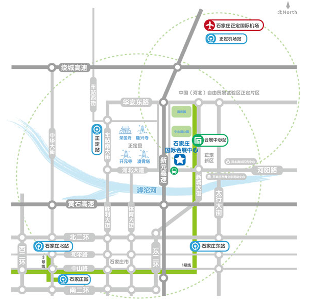 石家莊市區路線圖